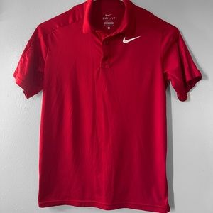Kids Nike collar top; Size Medium